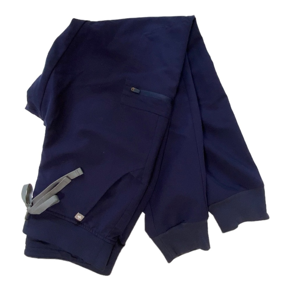 Figs Technical Collection Scrub Bottoms Pants Dark Blue \ XS